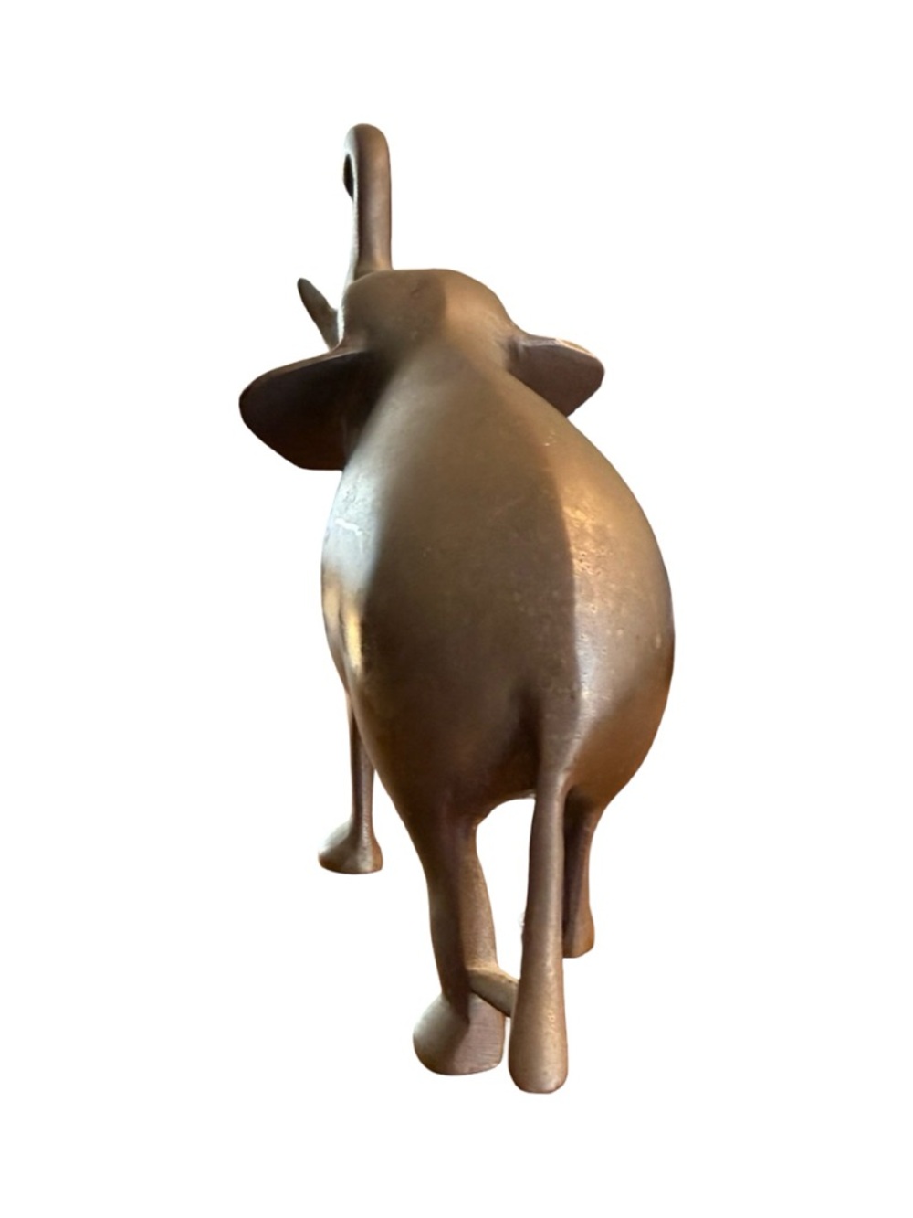 Decorative Elephant Sculpture in Bronze‎ Finish - Picture 4 of 5